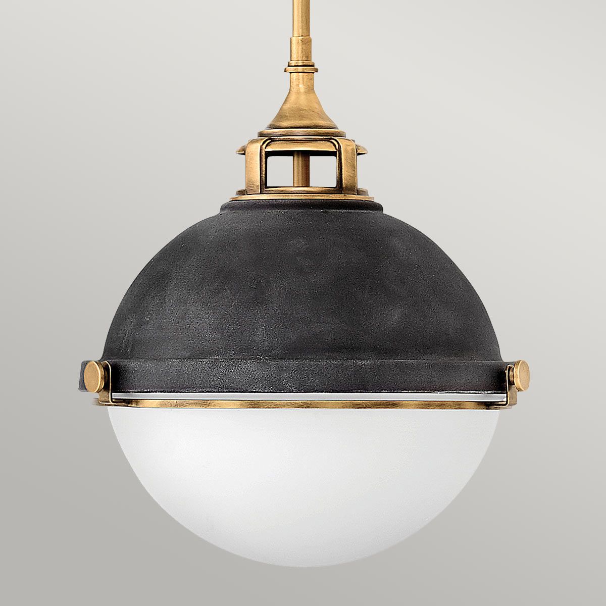 Quintiesse - Fletcher Double Pendant Light - Gold & Black