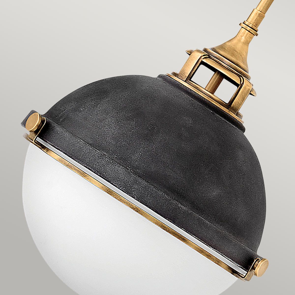 Quintiesse - Fletcher Double Pendant Light - Gold & Black