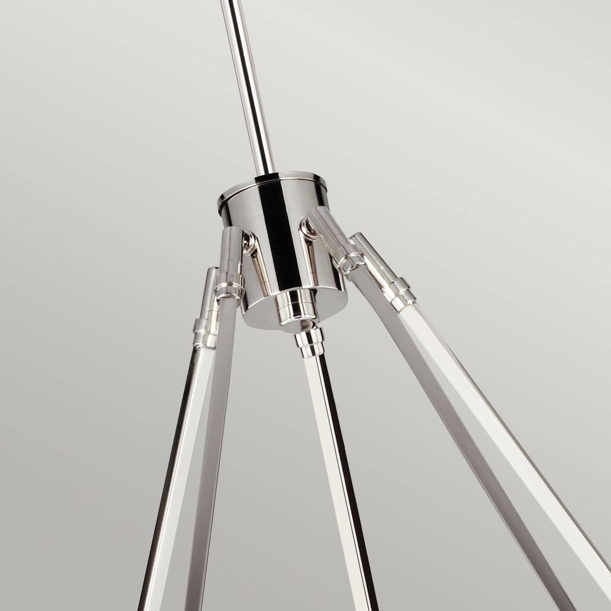 Quintiesse - Padstow 5 Light Chandelier - Nickel