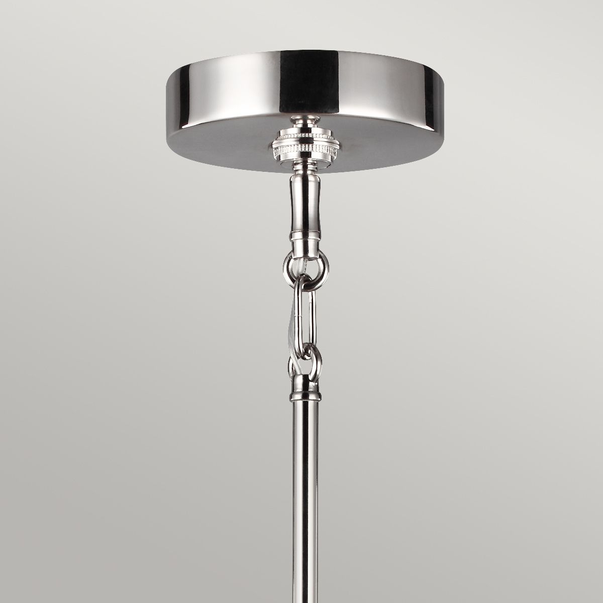 Quintiesse - Padstow 5 Light Chandelier - Nickel