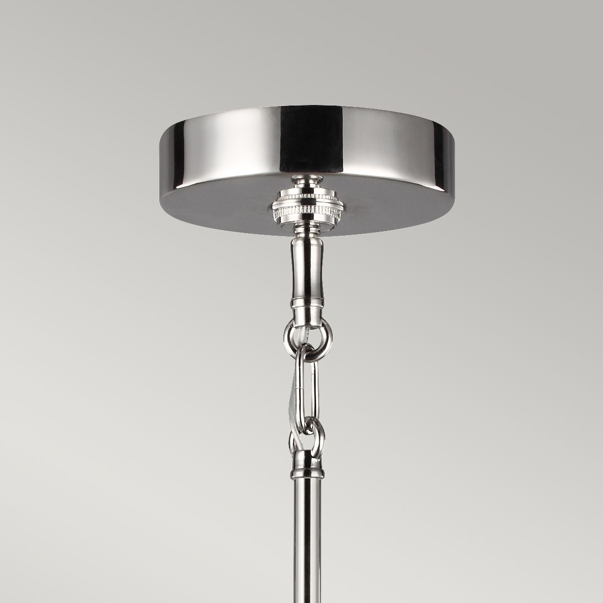 Quintiesse - Padstow 7 Light Chandelier - Nickel