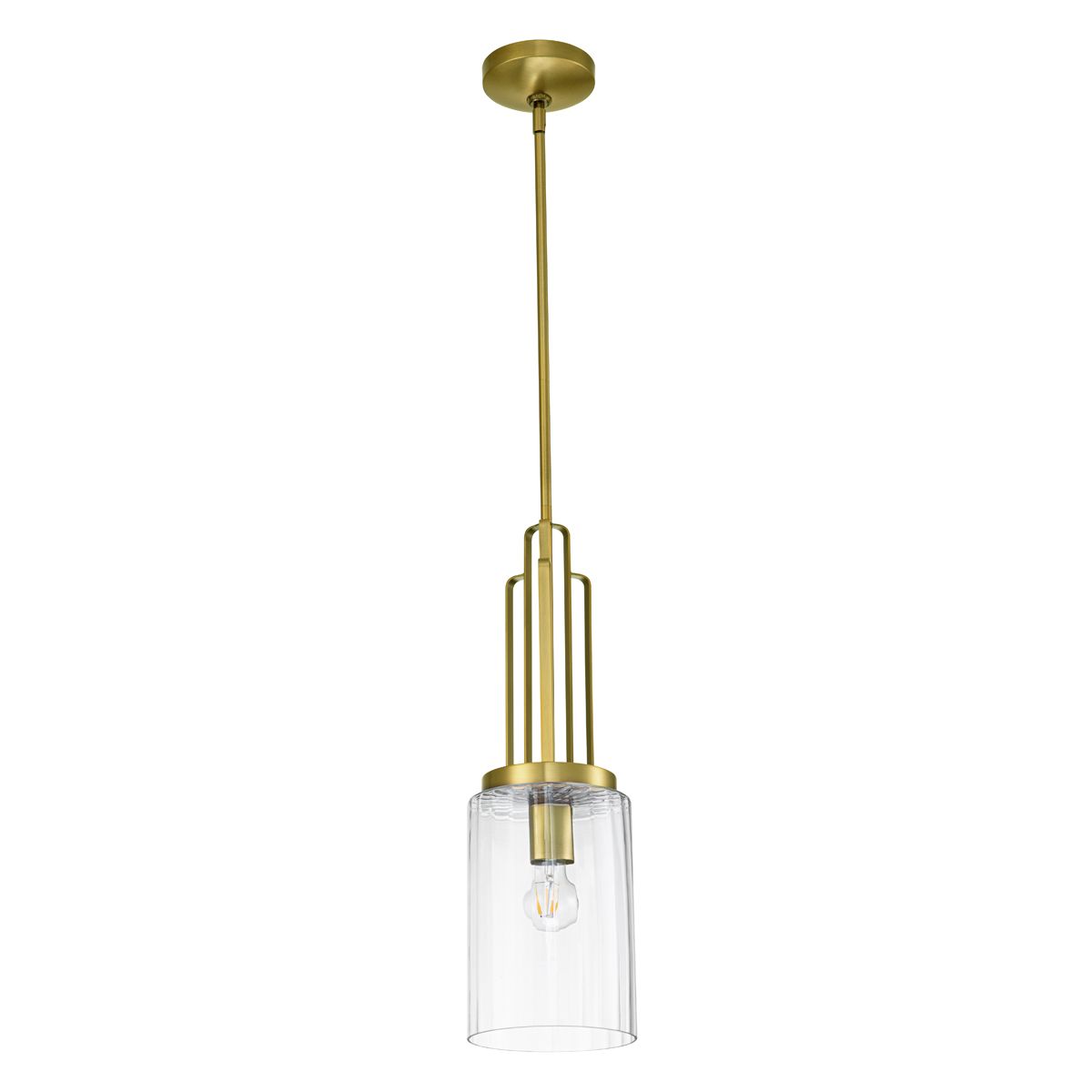 Quintiesse - Kimrose Single Mini Pendant Light - Brass