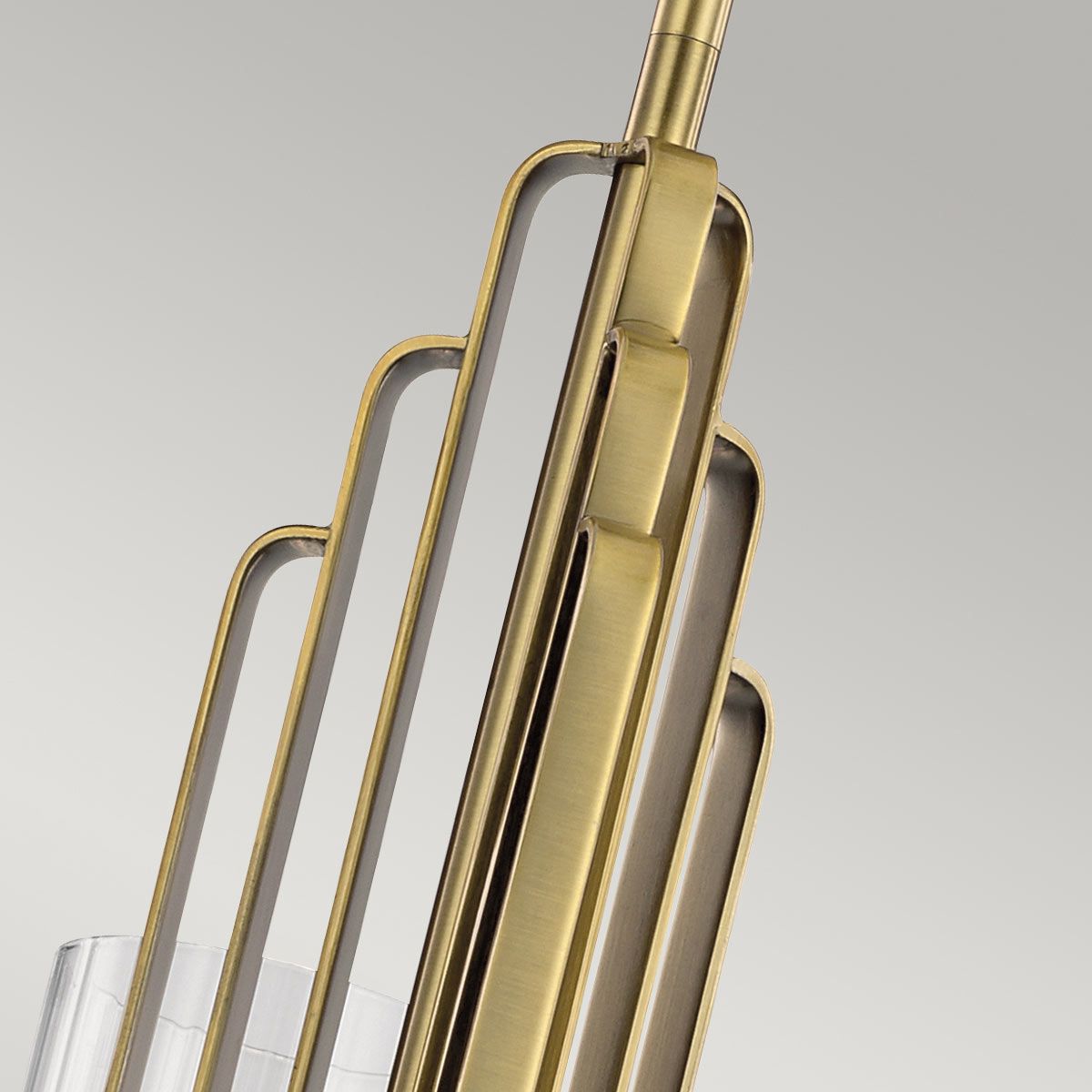 Quintiesse - Kimrose Triple Chandelier - Brass