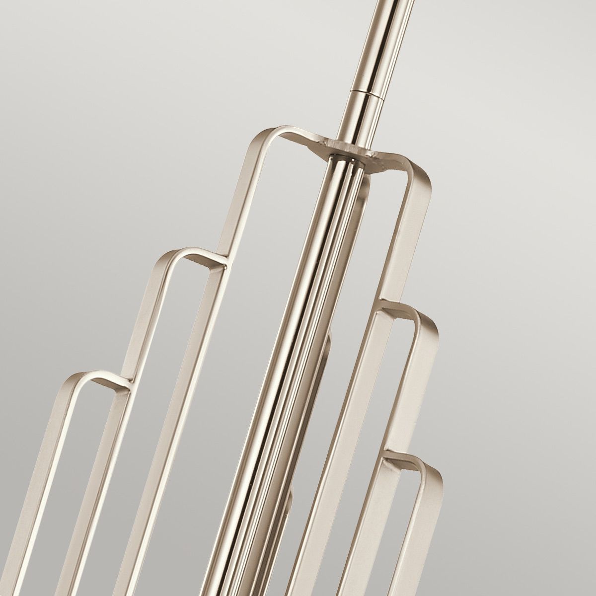 Quintiesse - Kimrose 6 Light Chandelier - Nickel