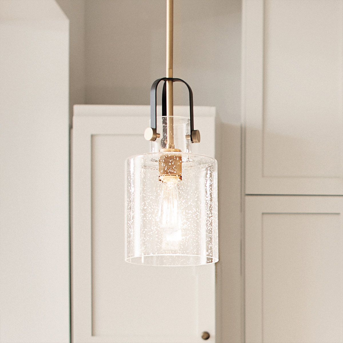 Quintiesse - Kitner Single Pendant Light - Brass