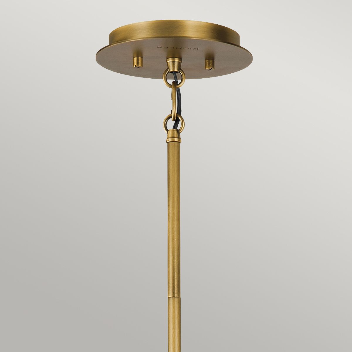 Quintiesse - Linara 6 Light Chandelier/Pendant Light - Black & Gold
