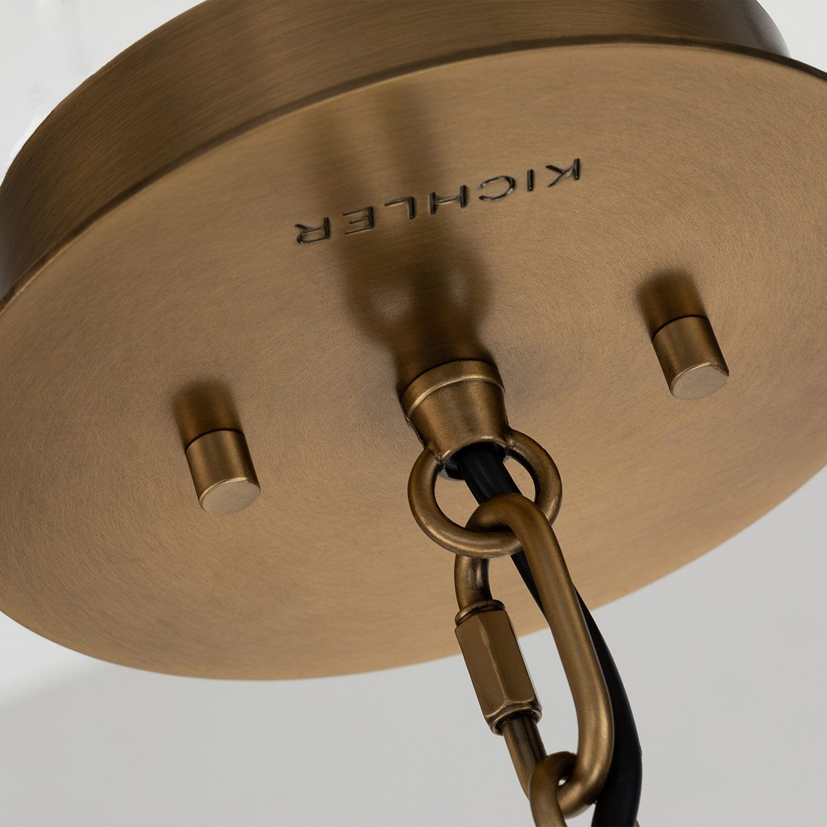 Quintiesse - Linara Single Pendant Light - Black & Gold