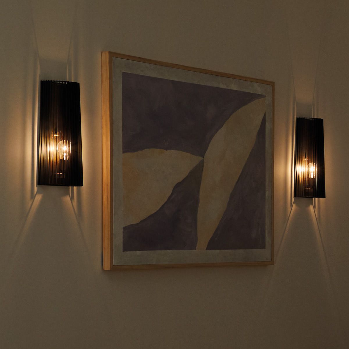 Quintiesse - Linara Single Wall Light - Black & Gold