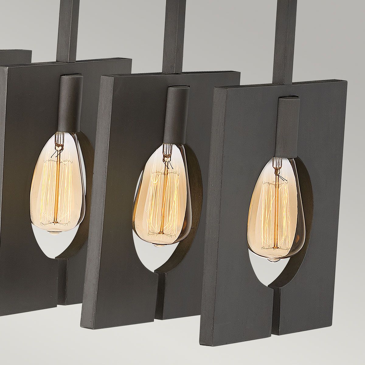 Quintiesse - Ludlow 8 Light Pendant Light - Brushed Graphite