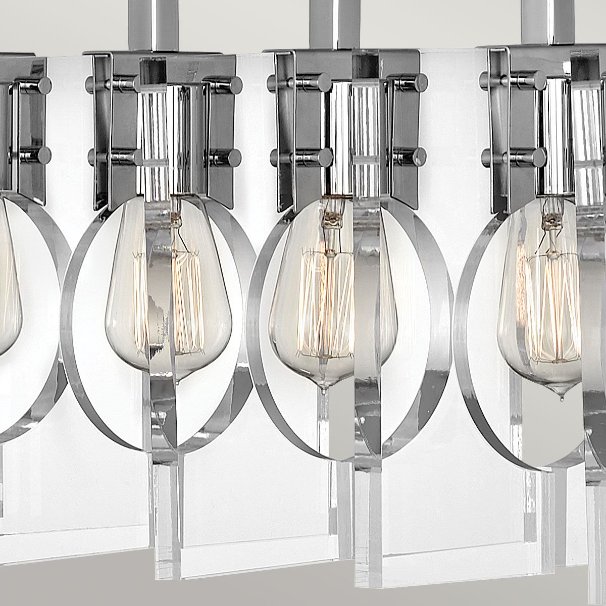 Quintiesse - Ludlow 8 Light Pendant Light - Polished Nickel