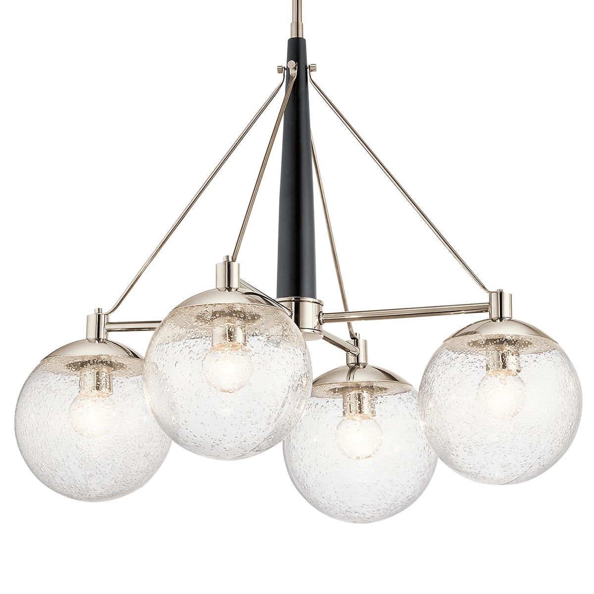 Quintiesse - Marilyn 4 Light Chandelier - Nickel