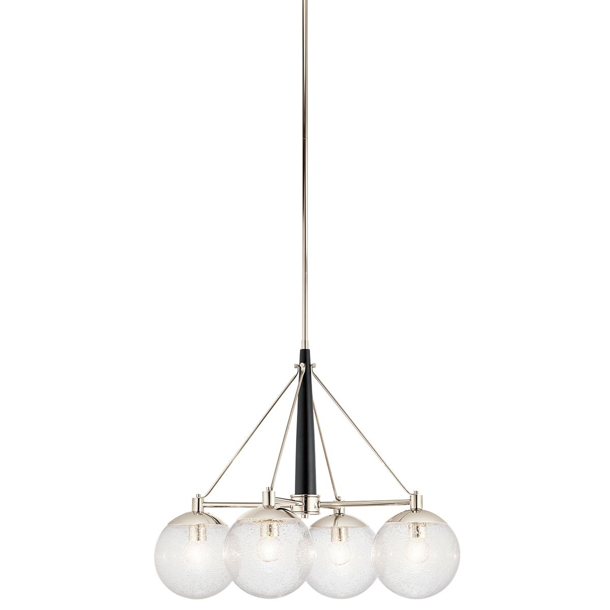Quintiesse - Marilyn 4 Light Chandelier - Nickel