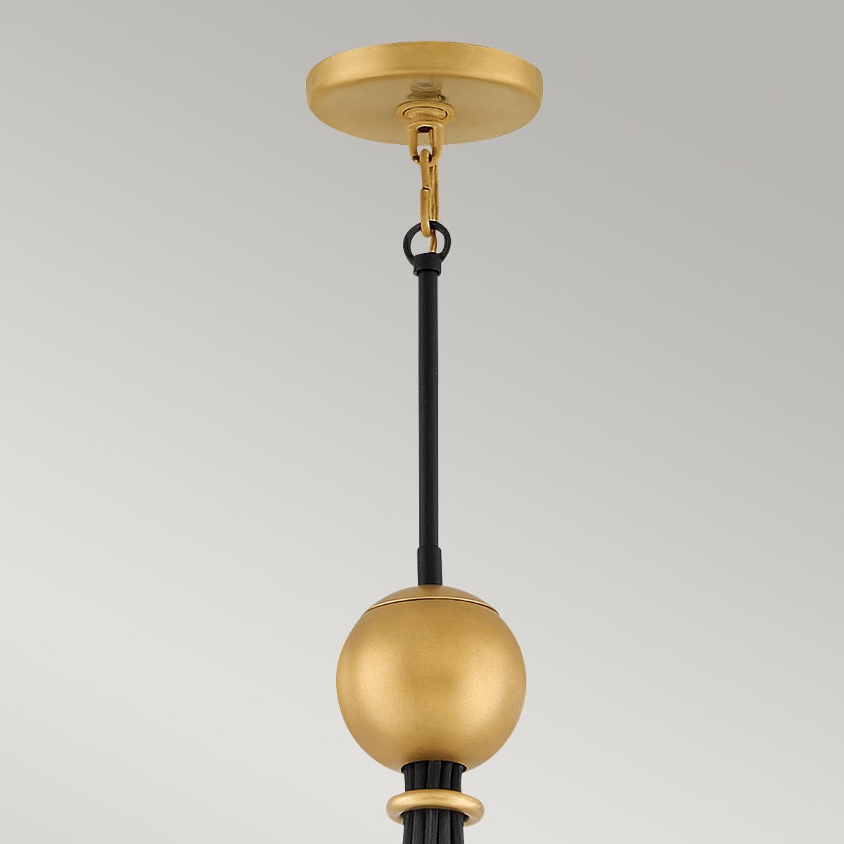 Quintiesse - Nula 15 Light Pendant Light - White & Gold