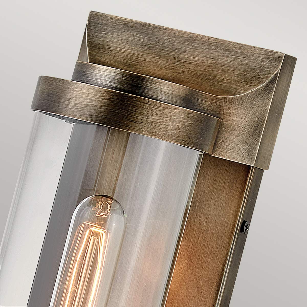 Quintiesse - Pearson Single Medium Wall Lantern - Bronze