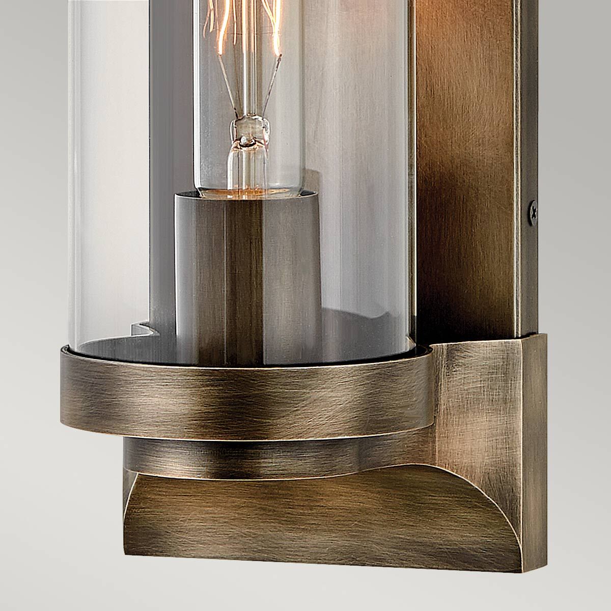 Quintiesse - Pearson Single Medium Wall Lantern - Bronze