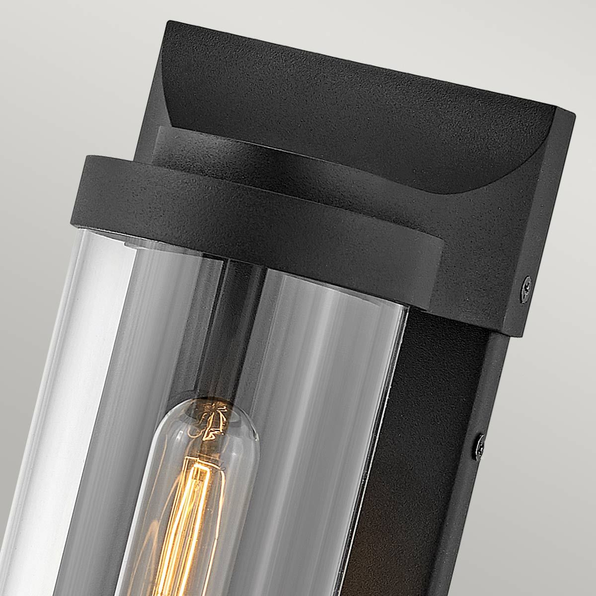Quintiesse - Pearson Single Medium Wall Lantern - Black