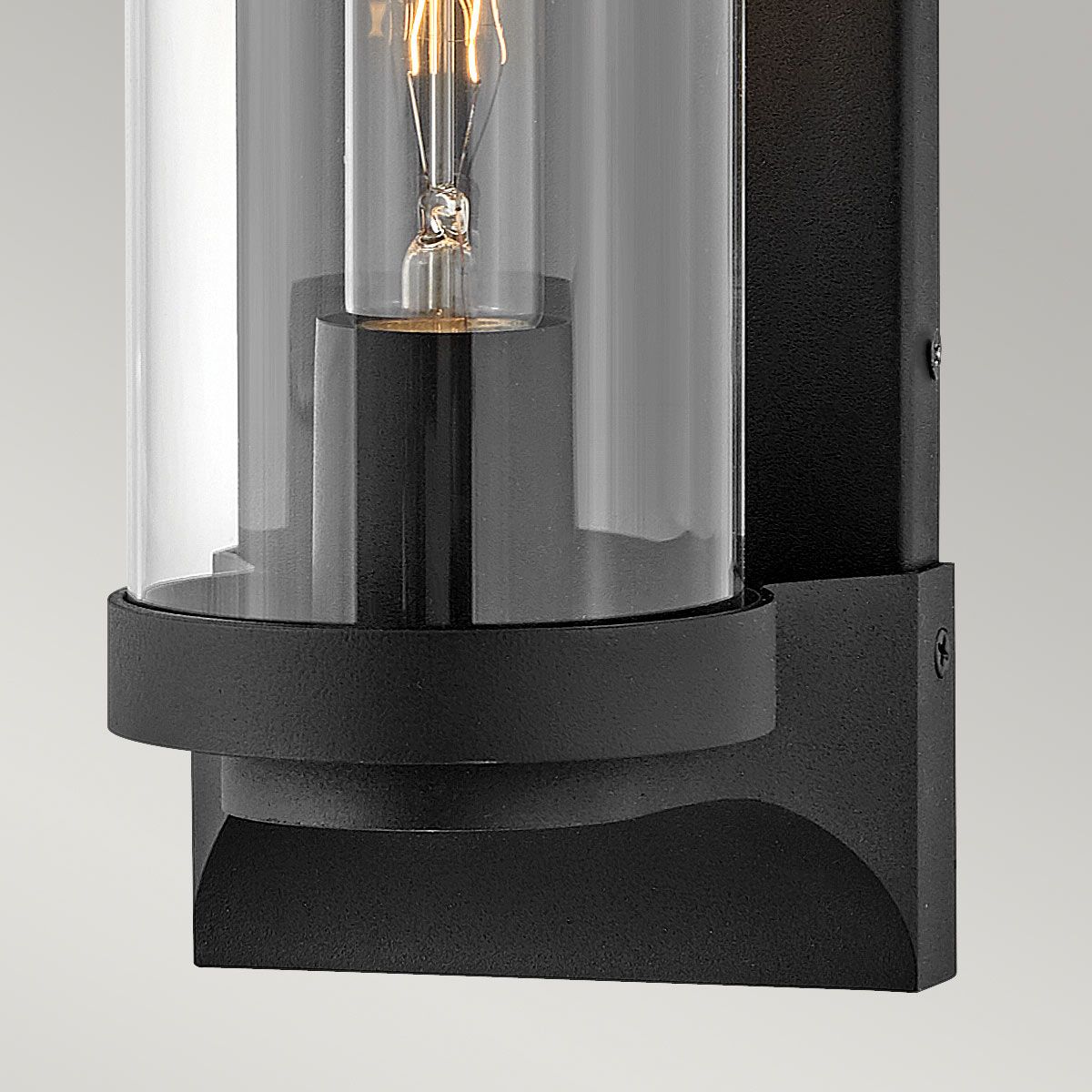 Quintiesse - Pearson Single Medium Wall Lantern - Black
