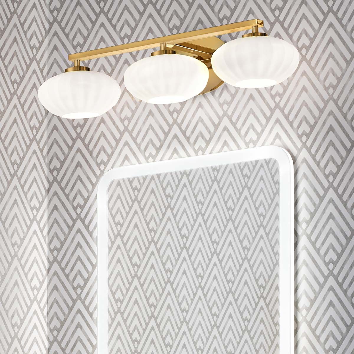 Quintiesse - Pim Triple Wall Light - Gold