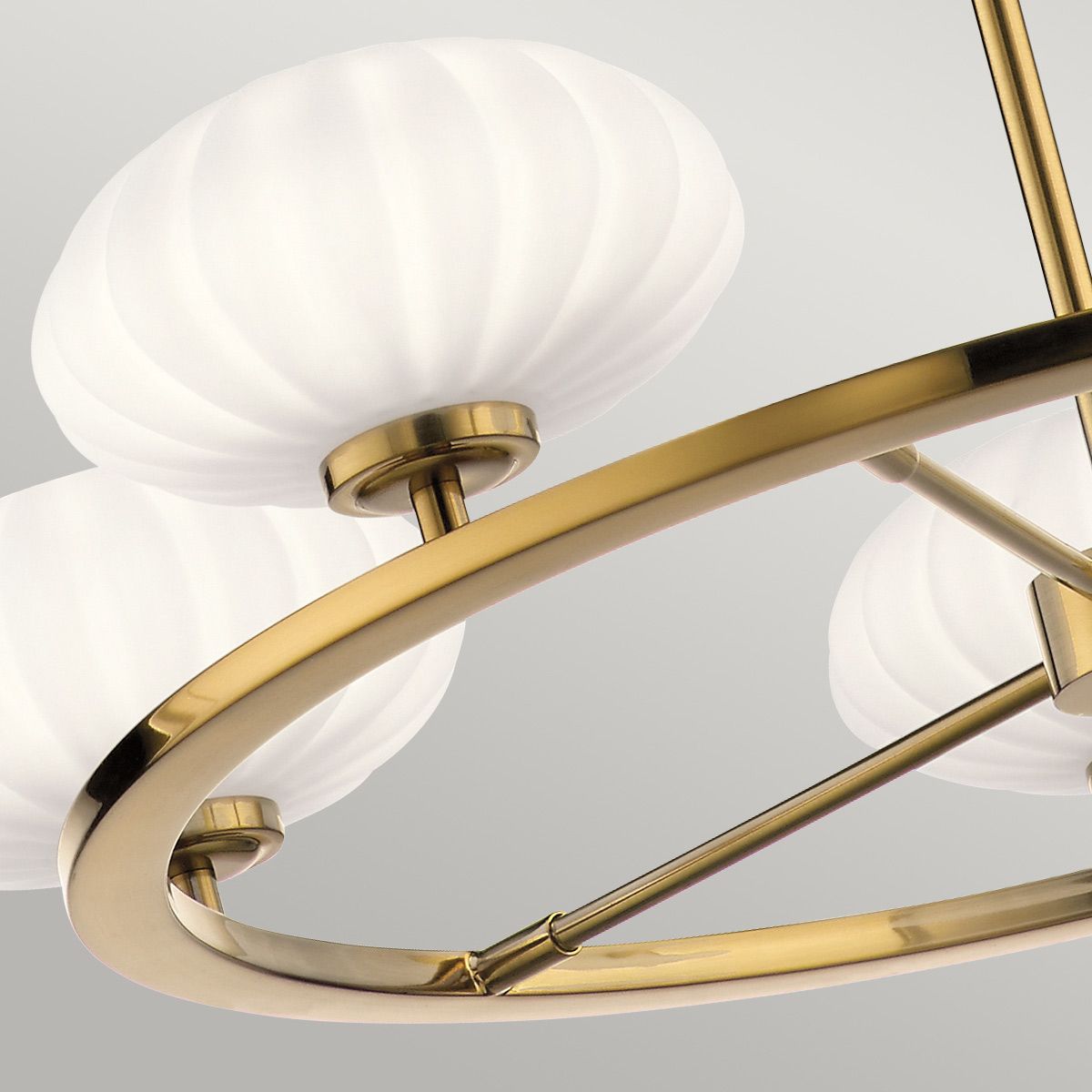 Quintiesse - Pim 5 Light Chandelier - Gold