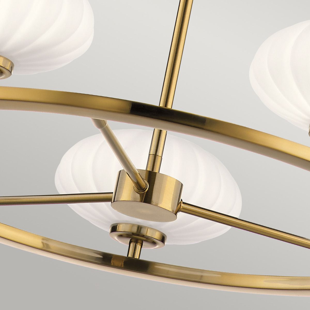 Quintiesse - Pim 5 Light Chandelier - Gold