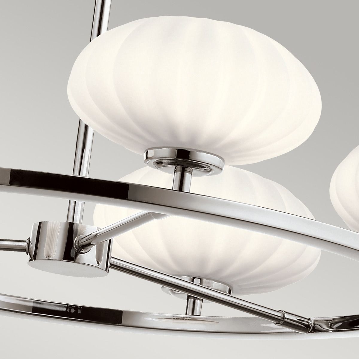 Quintiesse - Pim 5 Light Chandelier - Polished Chrome