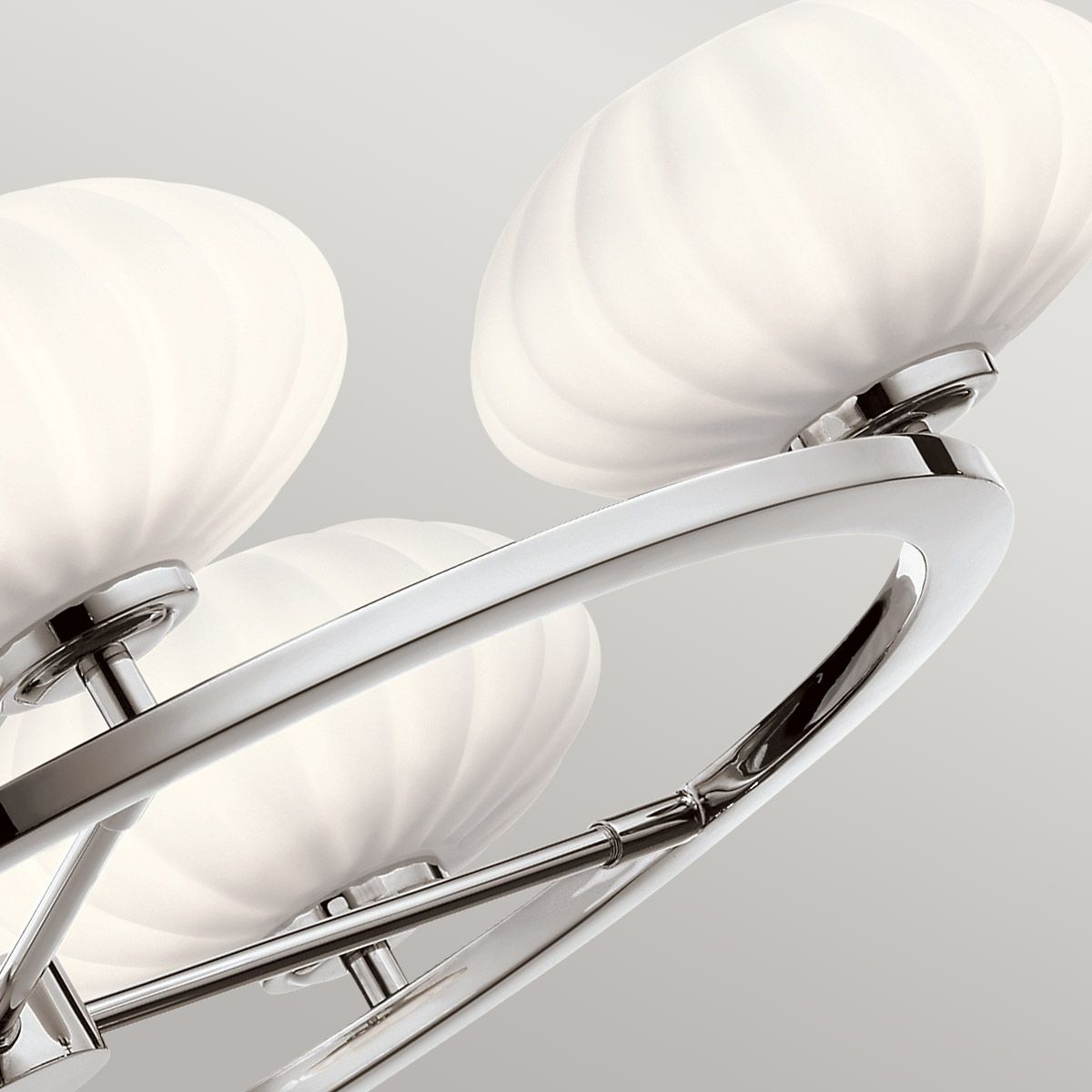Quintiesse - Pim 5 Light Chandelier - Polished Chrome