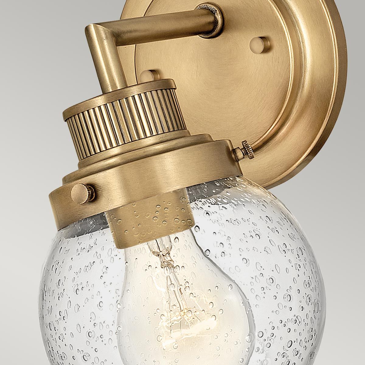 Quintiesse - Poppy Single Wall Light - Brass
