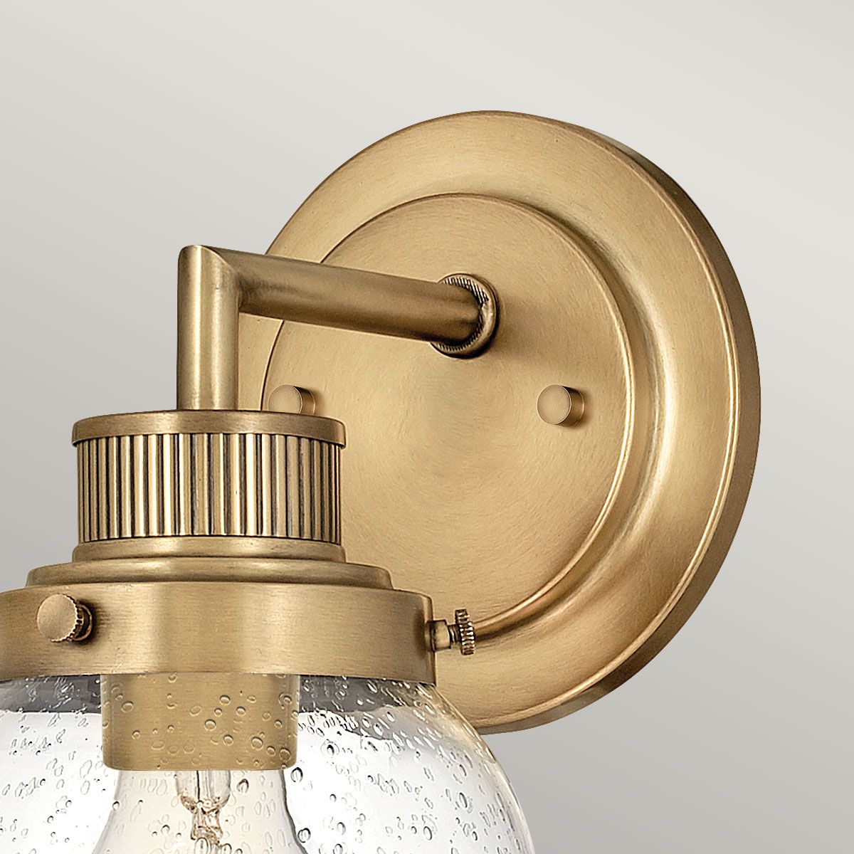 Quintiesse - Poppy Single Wall Light - Brass