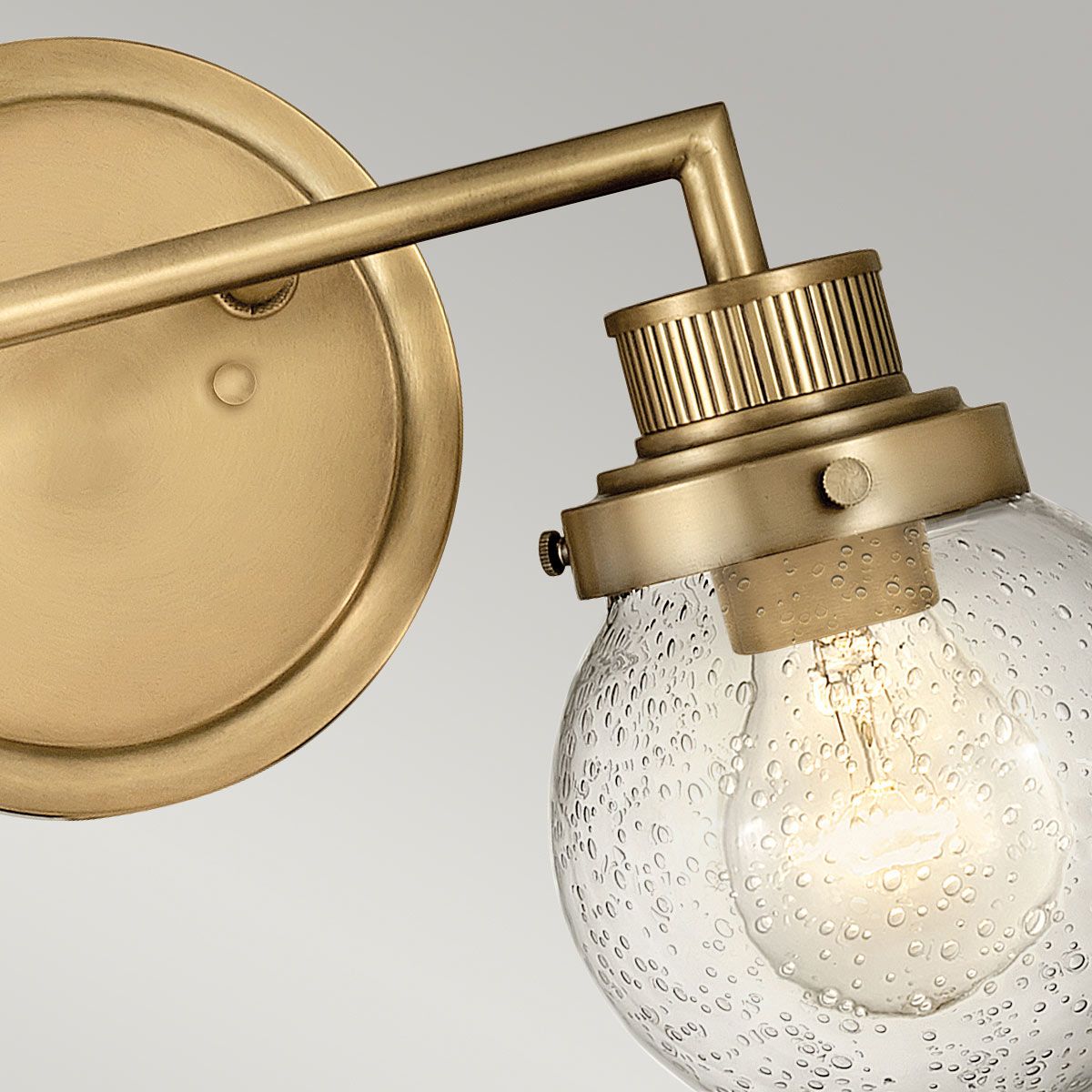 Quintiesse - Poppy Double Wall Light - Brass
