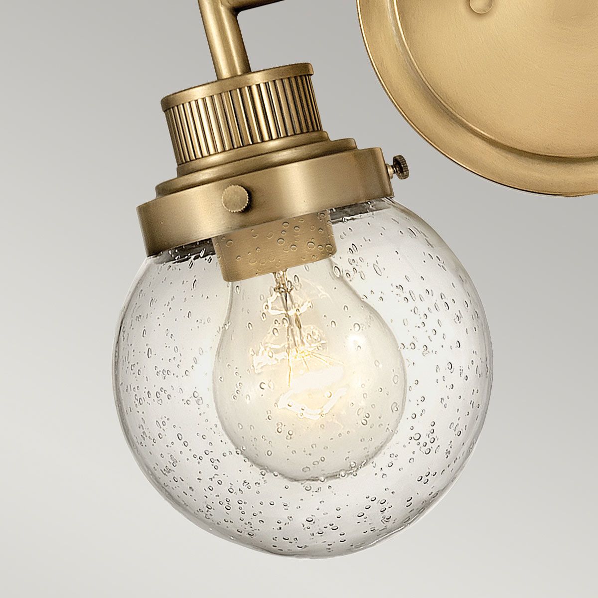 Quintiesse - Poppy Double Wall Light - Brass