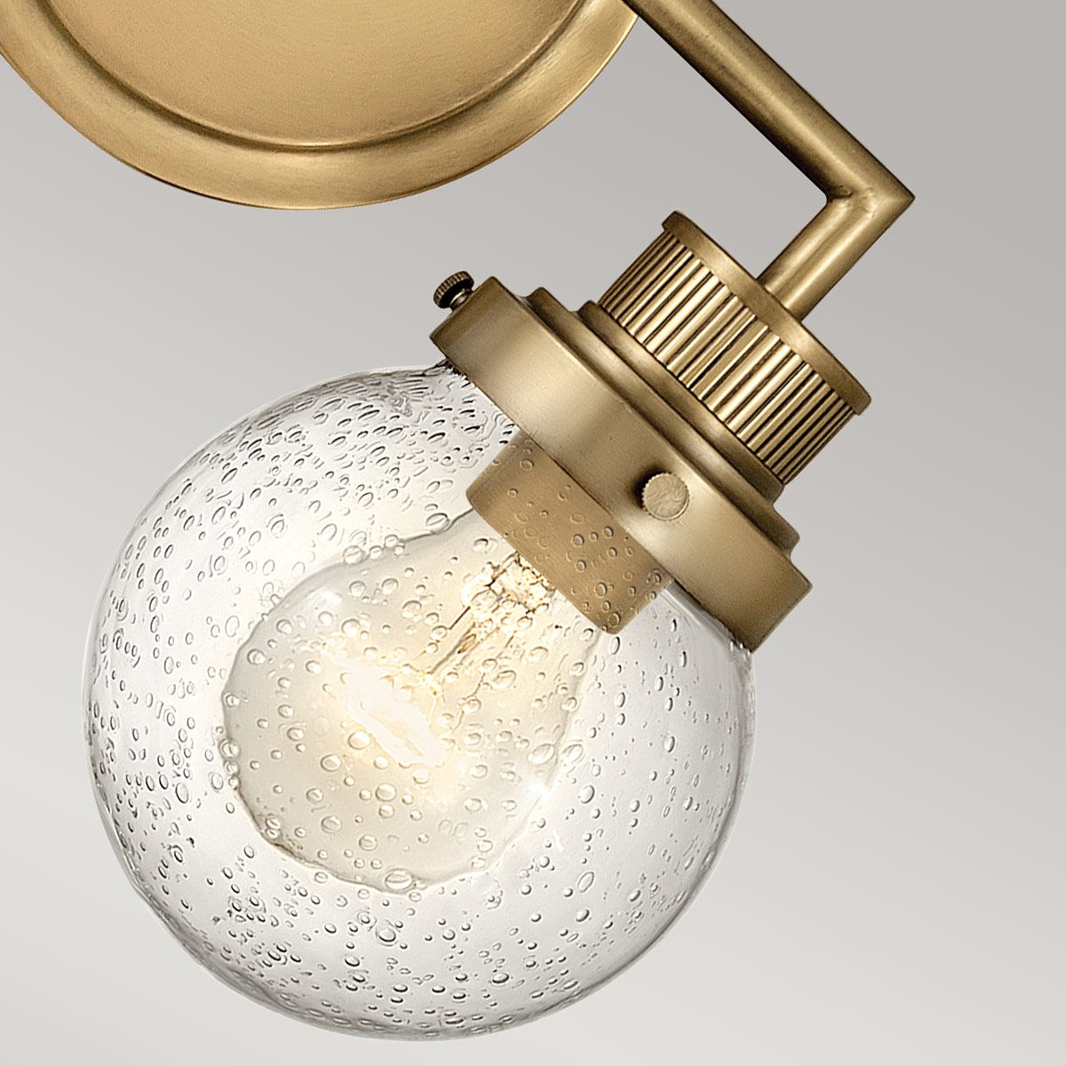 Quintiesse - Poppy Double Wall Light - Brass