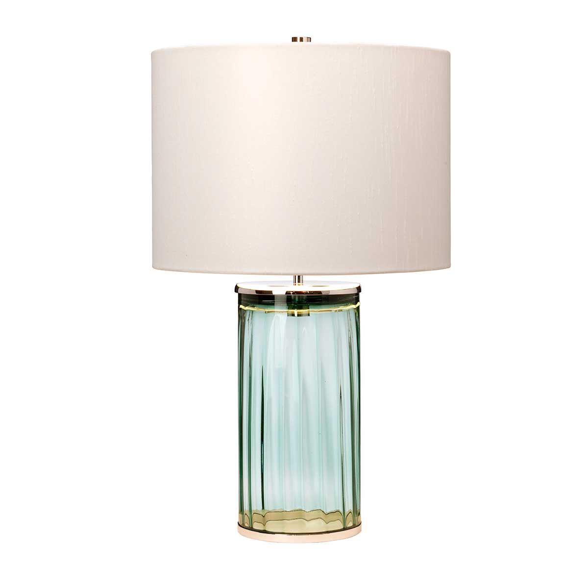 Quintiesse - Reno Table Lamp - Green - Polished Nickel