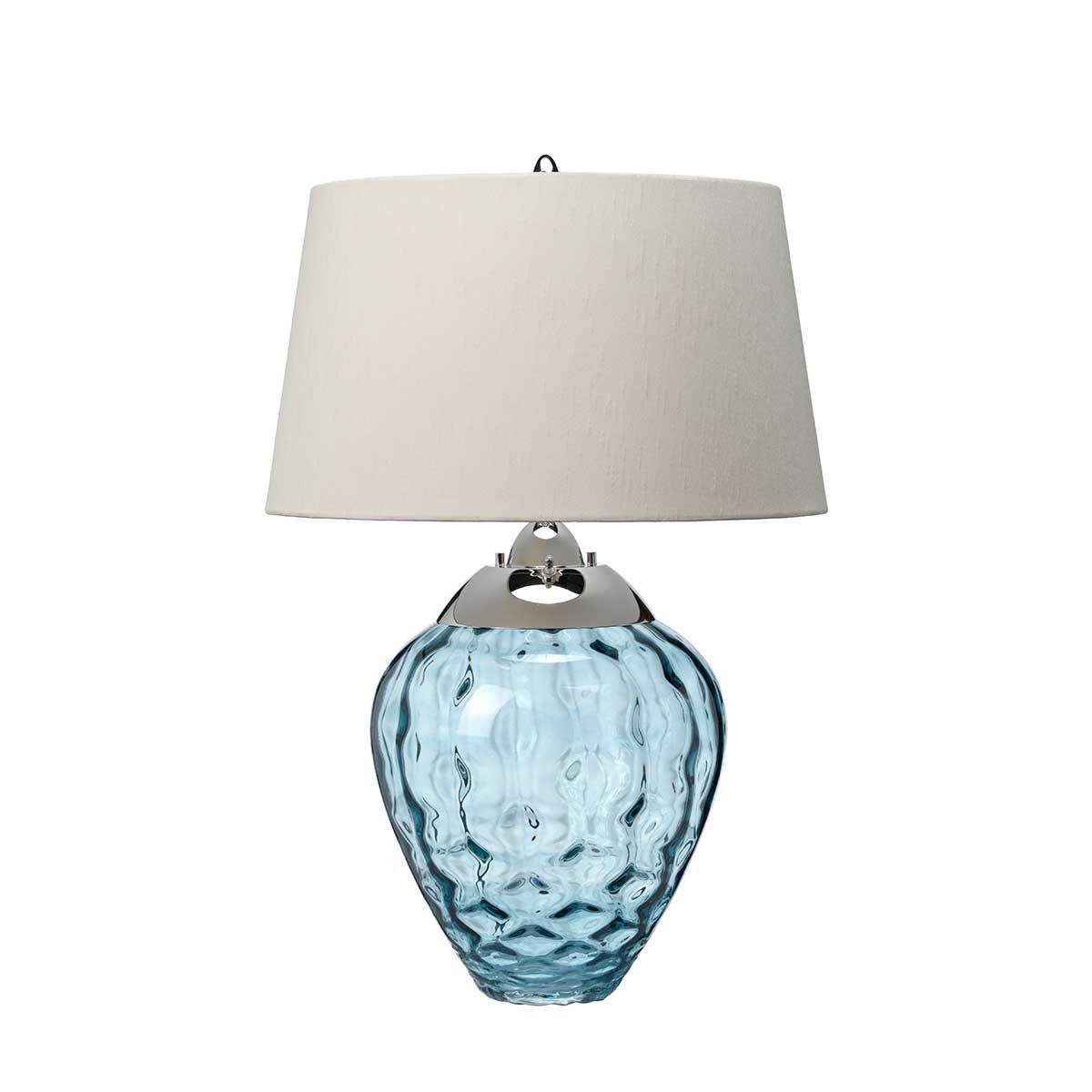Quintiesse - Samara Table Lamp - Light Blue - Nickel