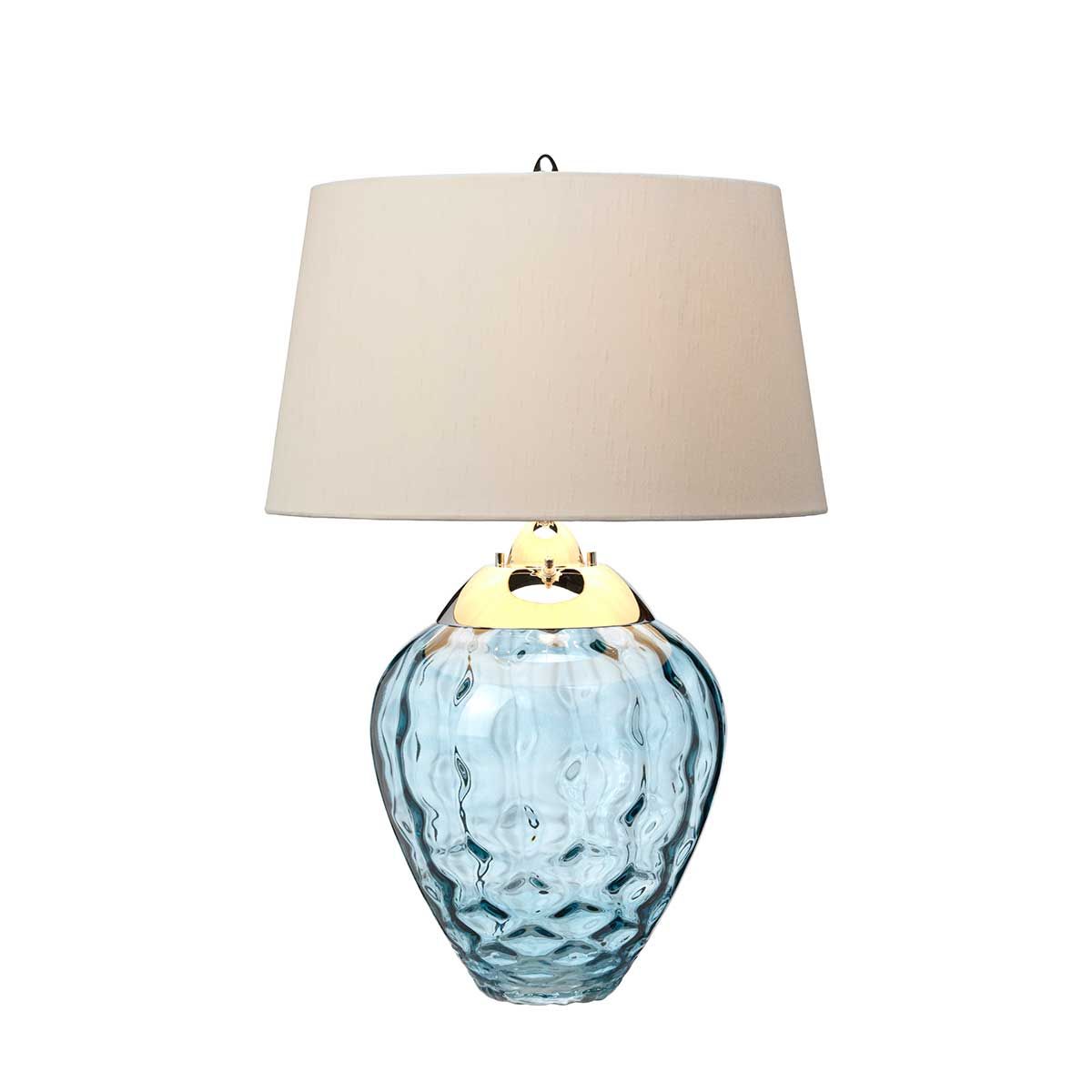 Quintiesse - Samara Table Lamp - Light Blue - Nickel
