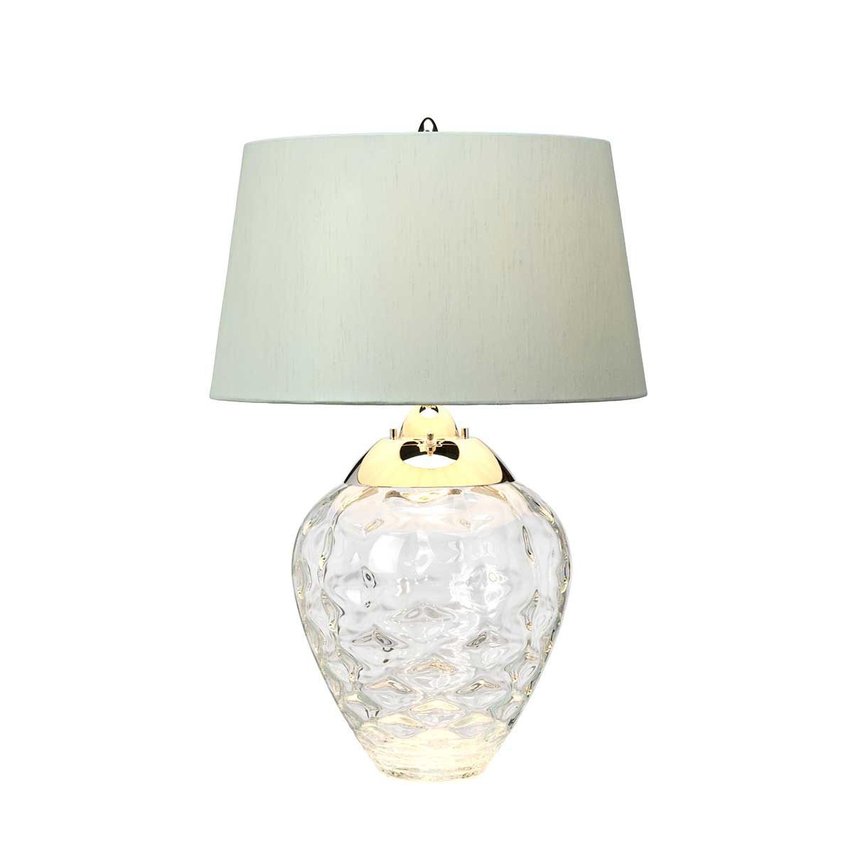 Quintiesse - Samara Table Lamp - Clear - Nickel
