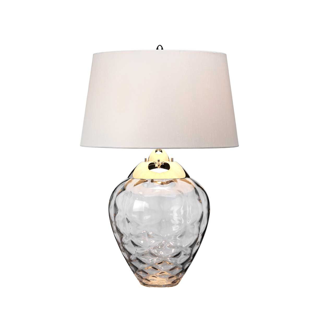 Quintiesse - Samara Table Lamp - Smoke - Nickel