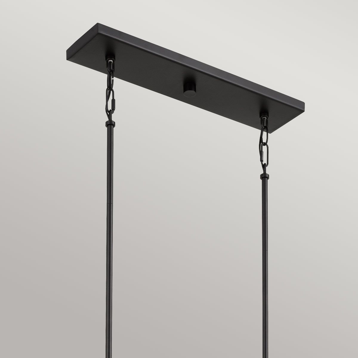 Menton 5 Light Linear Pendant Light - Black