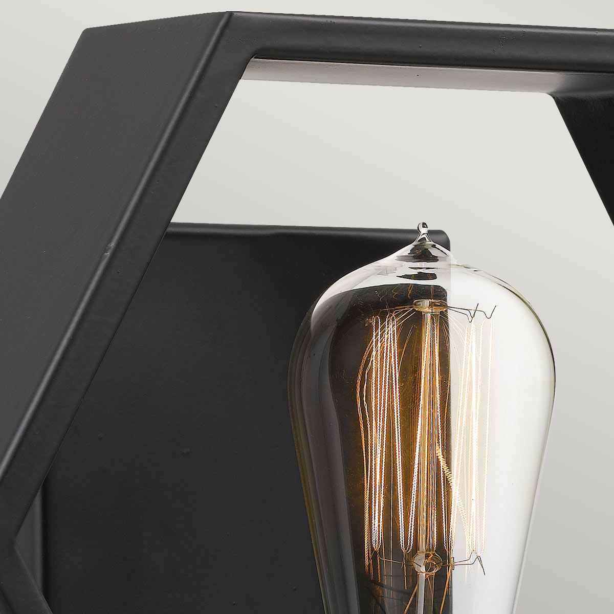Menton Single Wall Light - Black