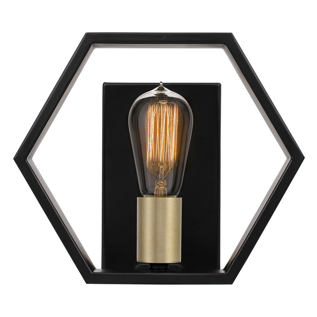 Menton Single Wall Light - Black