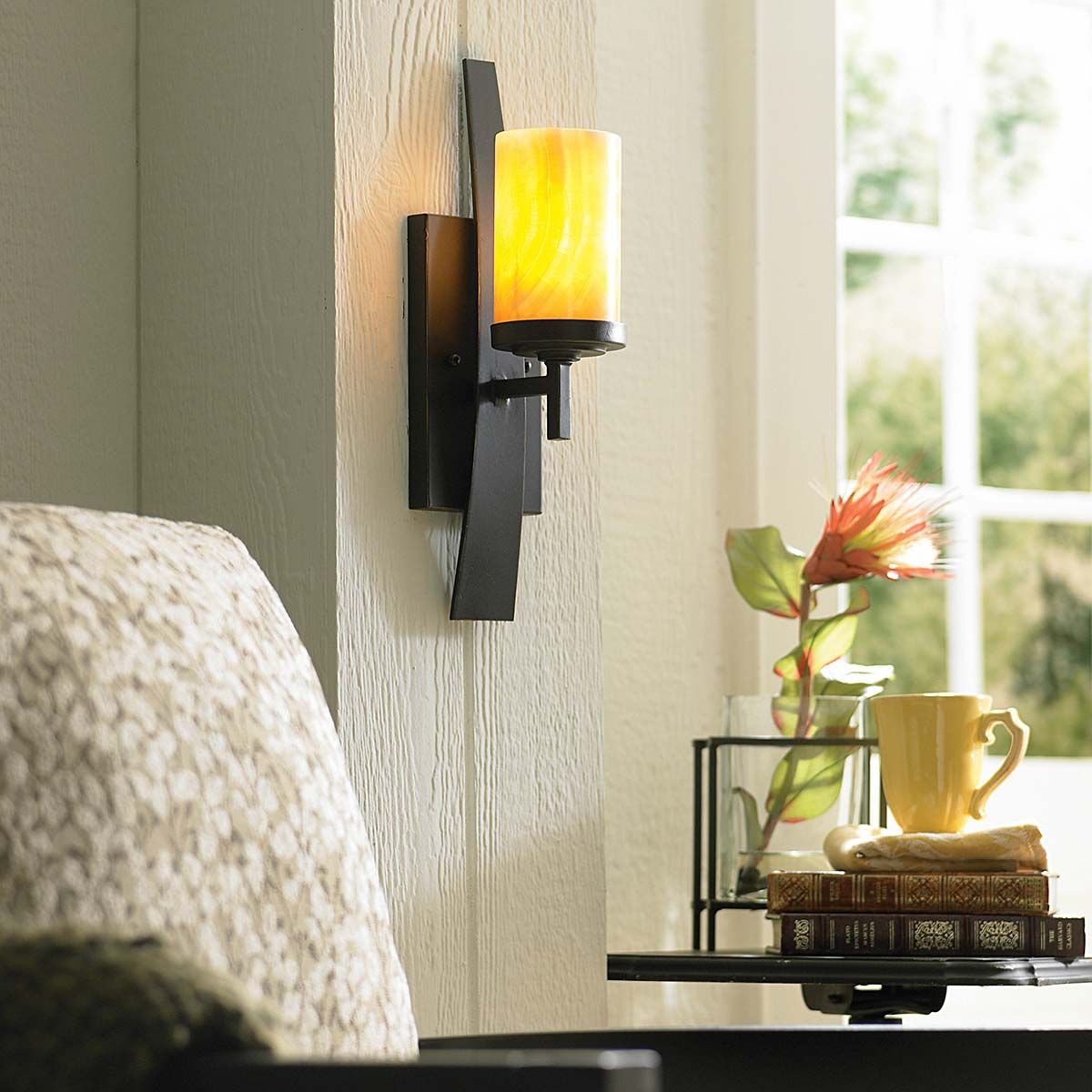 Kyle Single Wall Light - Black