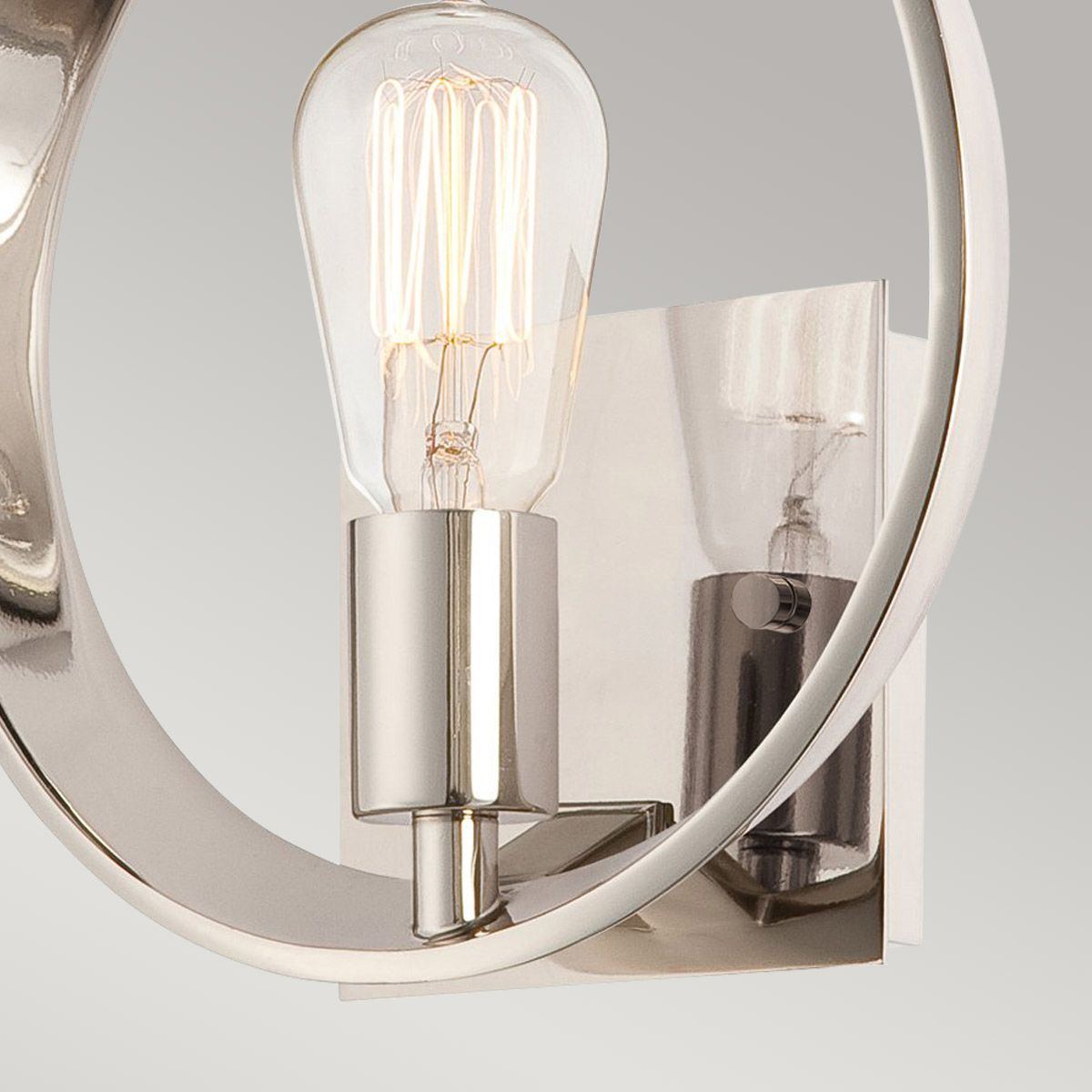 Theater Row Single Wall Light - Silver