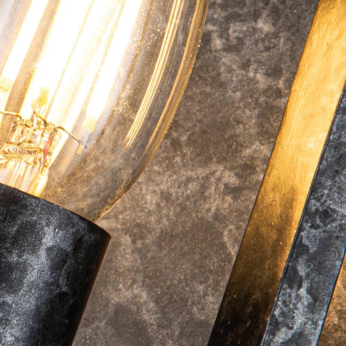 Toulouse Double Wall Light - Black