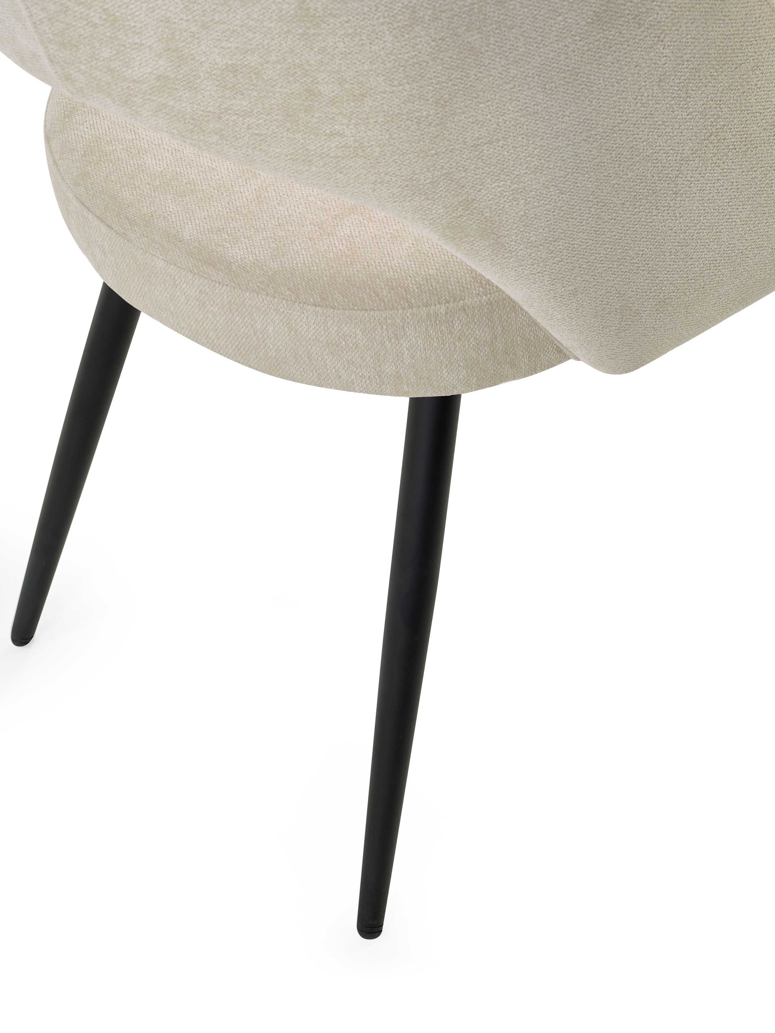 Set of 2 Incia Calico Cream Dining Chairs