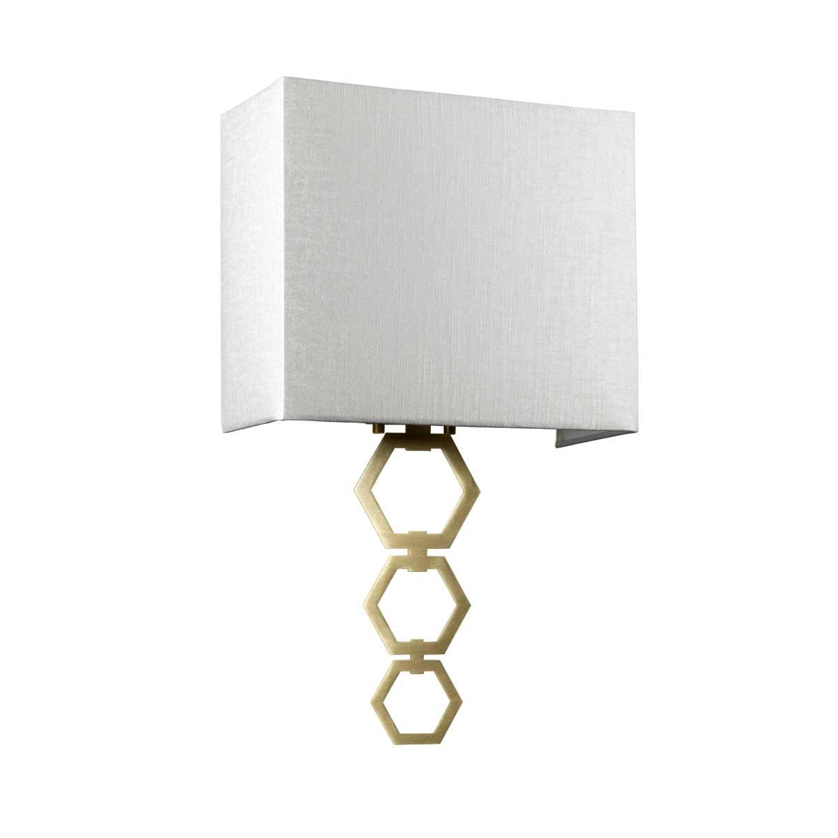 Hugo Medium Single Wall Light - Brass