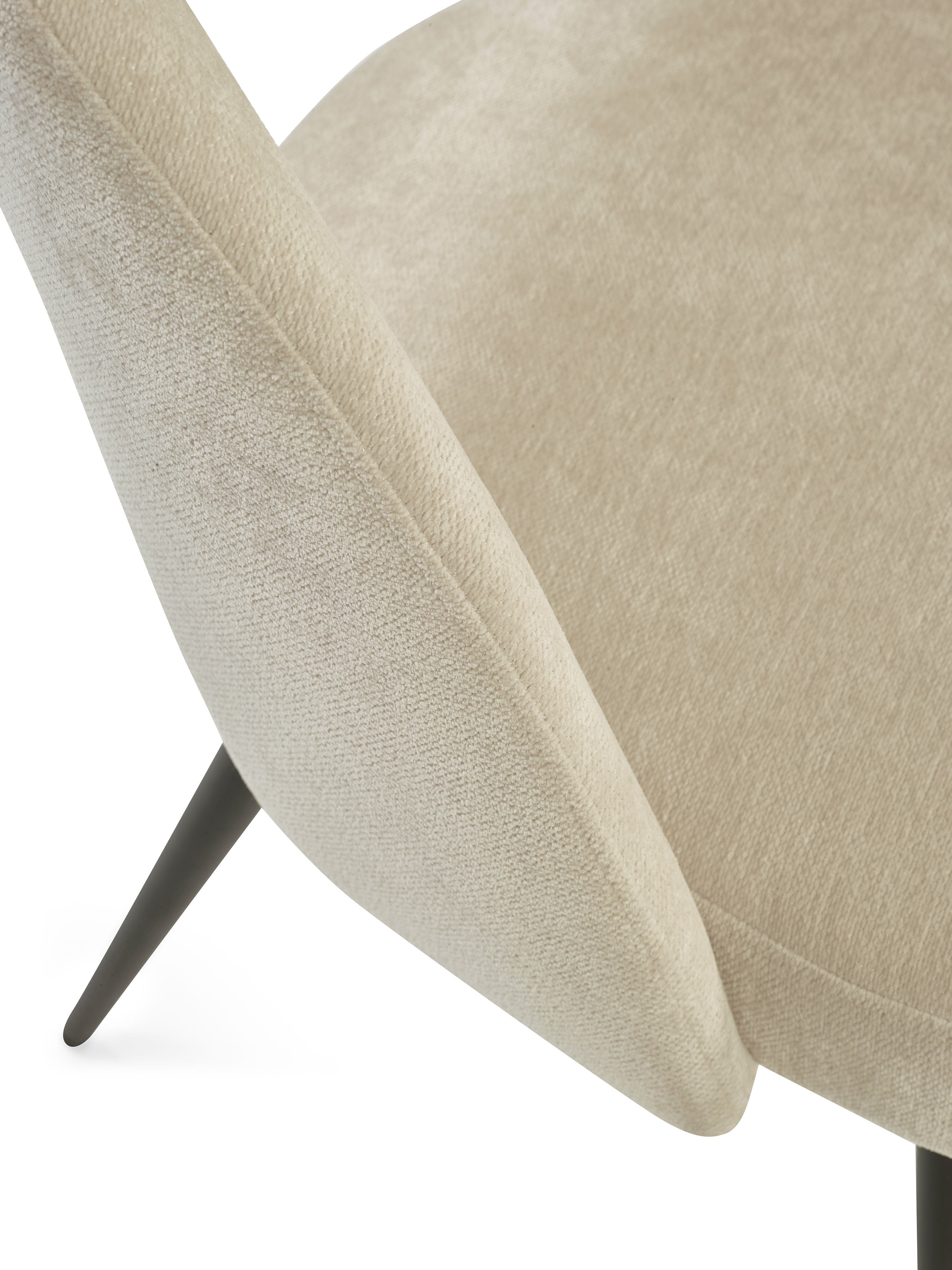 Set of 2 Incia Calico Cream Dining Chairs