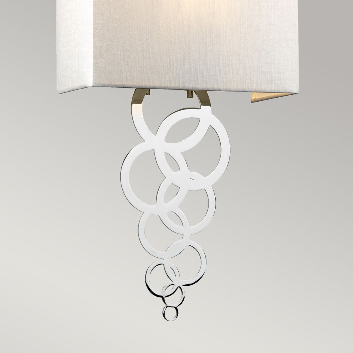Hoxton Medium Single Wall Light - Chrome