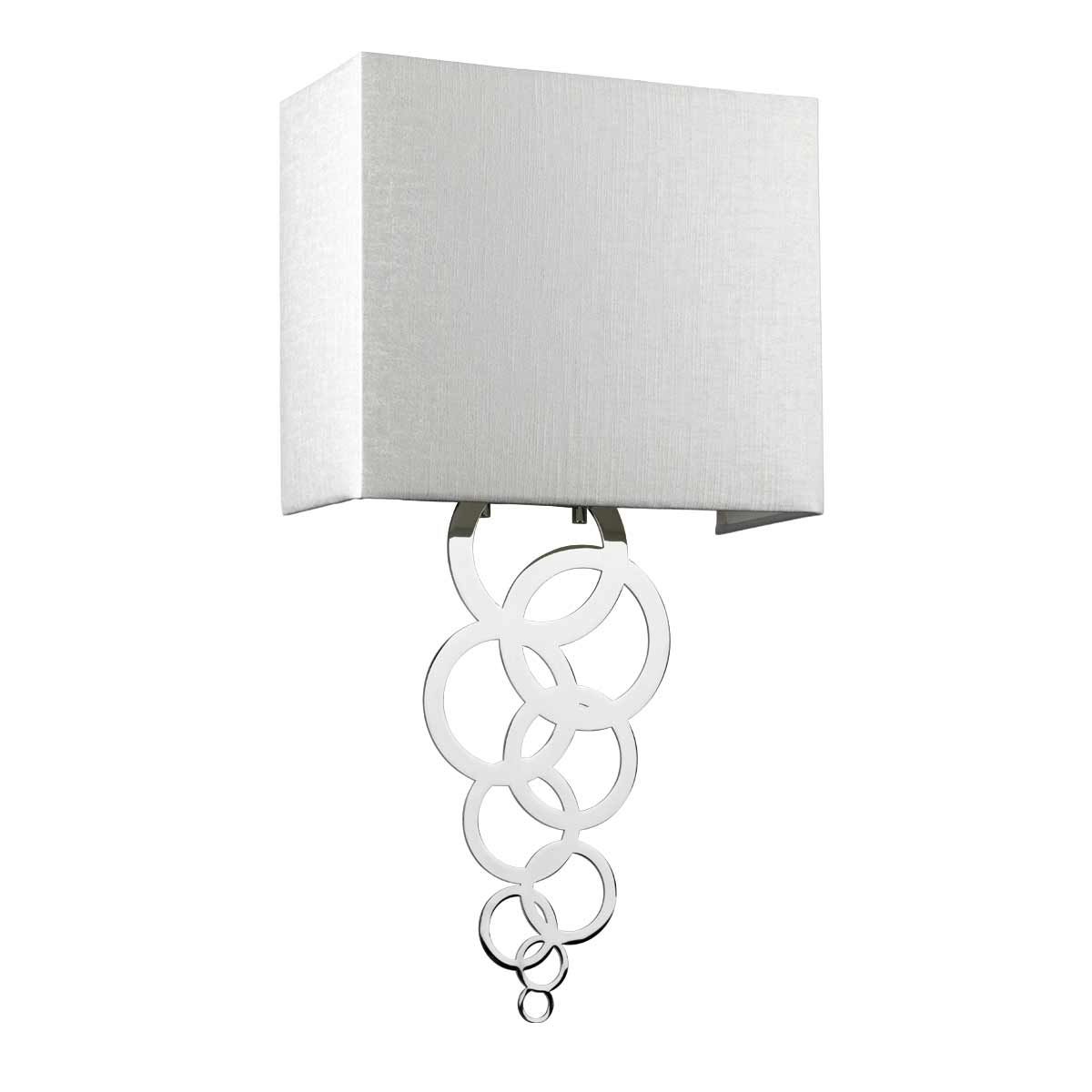 Hoxton Medium Single Wall Light - Chrome