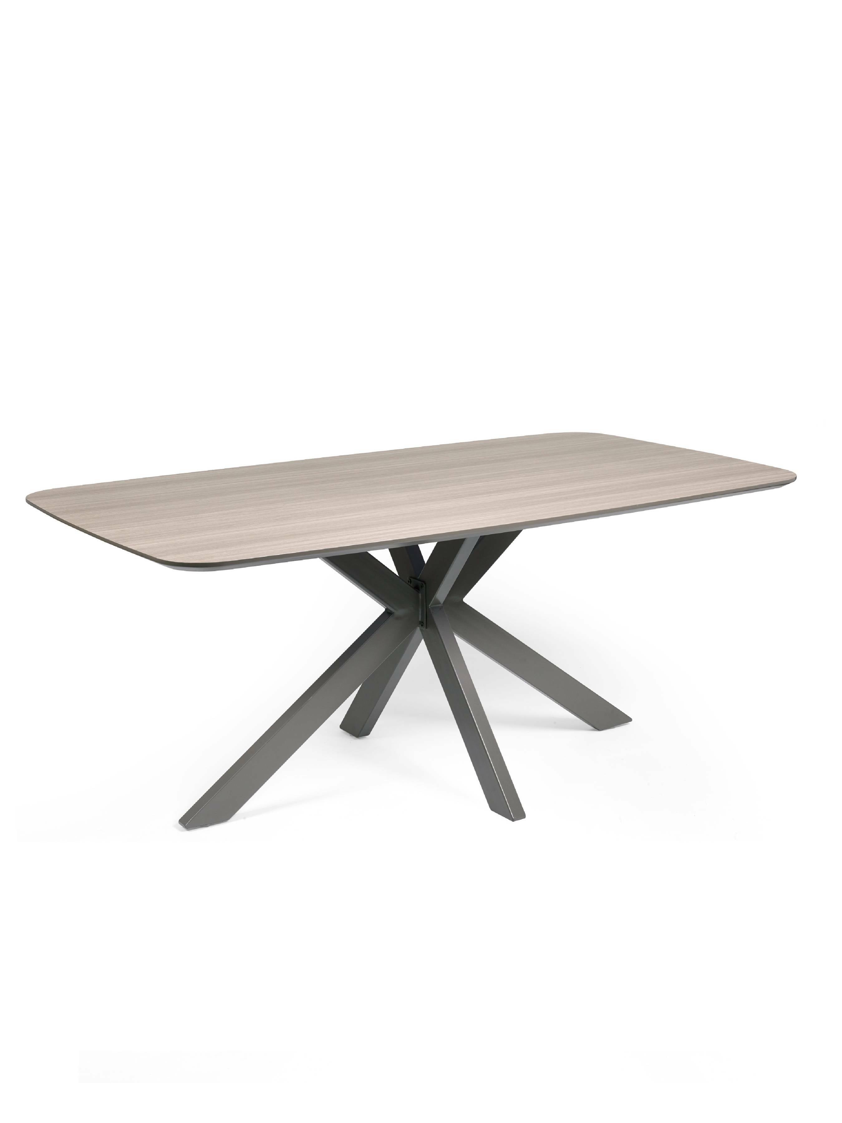 Beauly Taupe Oak Wood Rectangule Dining Table | 4-6 Seater