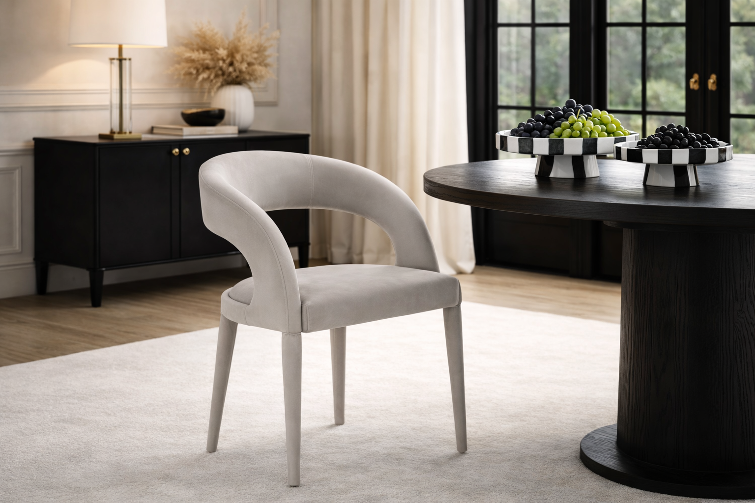 Salma Dining Chair - Melbourne Stone