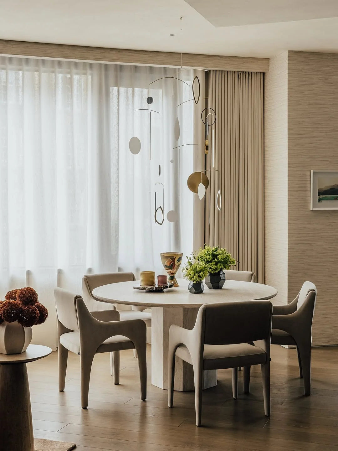 Godard Kaster II Pebble Velvet Dining Chair